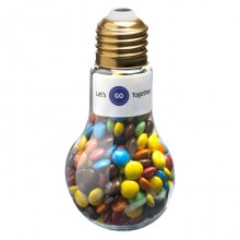 Light Bulb with Mini M&Ms 100g