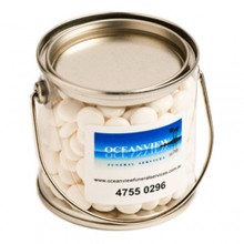Small PVC Bucket with Chewy Mints 170g