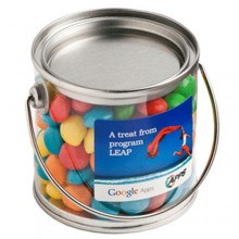 Small PVC Bucket with Chewy Fruits 170g