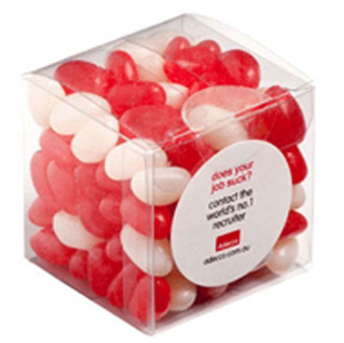 MINI JELLY BEANS IN CUBE 110G (Corp Coloured or Mixed Coloured Jelly Beans)