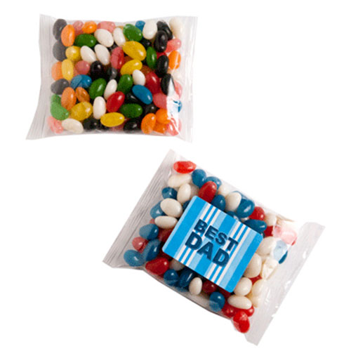 MINI JELLY BEANS BAG 100G (Mixed or Corporate Colours)