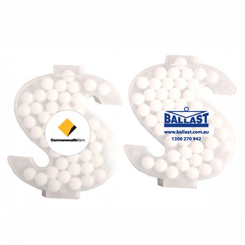 DOLLAR SHAPE MINT CARD