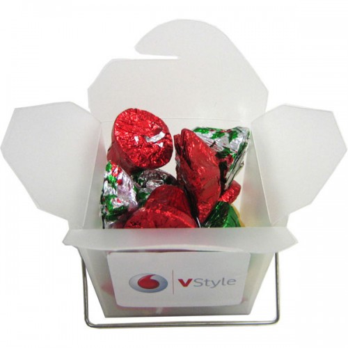 Frosted Noodle Box with Christmas Chocolates 85g
