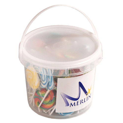 2.4L BUCKET with Medium Candy Lollipops